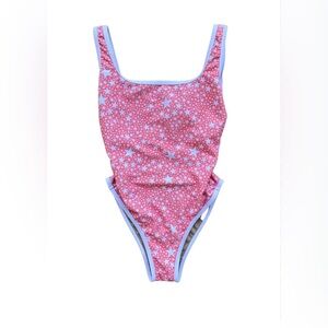 Lainsnow Ocean Isle one piece - coral star print X Tiare Hawaii - XS